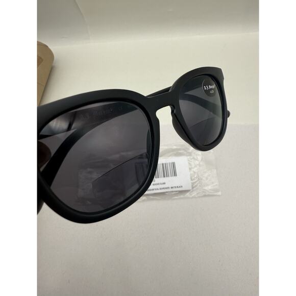 A.J. Morgan Reading Glass #39186-black-2.25 Cabana-Bifocal Sun reader matte-BLk - Picture 4 of 14